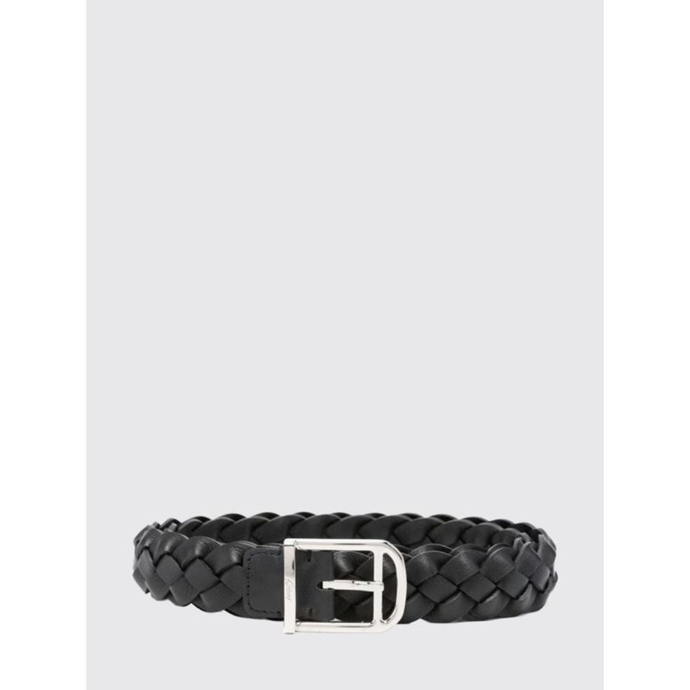 Brioni Men Brioni Adjustable Woven Calfskin Belt With Pin Buckle